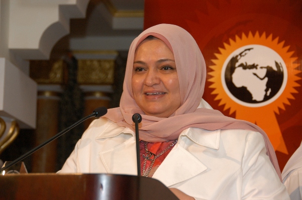 Kuwait AWQAF Public Foundation Hanan Al Ashimiri Delivering her Speech